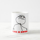 als een chef - internetmeme , een komische woede koffiemok (Center)