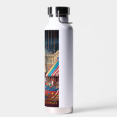 Als een clown een paleis binnengaat waterfles (Links)