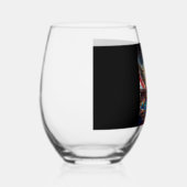 Als een clown een paleis binnengaat wijnglas zonder voet (Links)