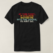 Als een clown me uitnodigt in het Bos T-shirt (Design voorkant)