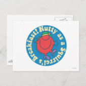 Als een eekhoorn ontbijt. briefkaart (Voorkant / Achterkant)