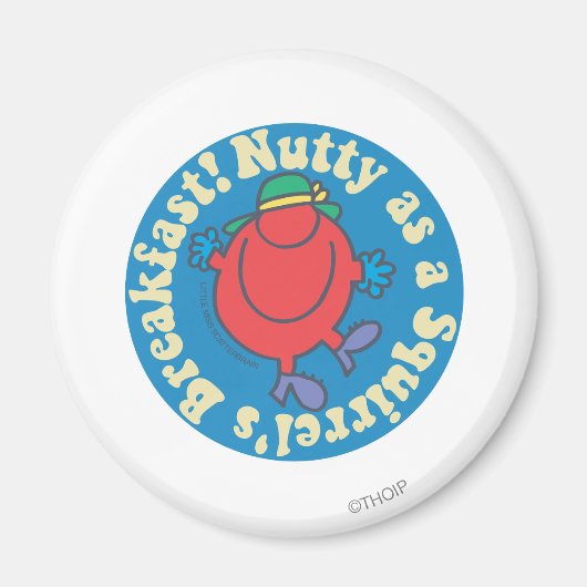 Als een eekhoorn ontbijt. magneet (Voorkant)