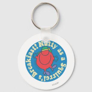 Als een eekhoorn ontbijt. sleutelhanger