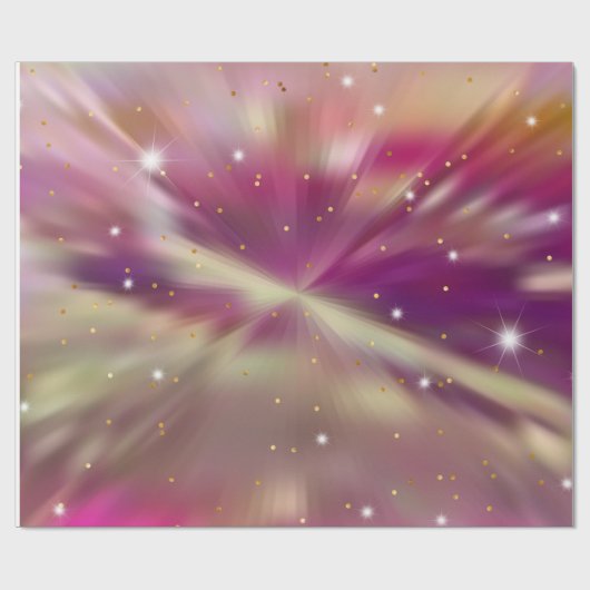 Als een feestje in de lucht. cadeaupapier (Vlak)