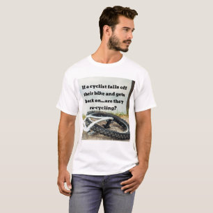 Als een fietser van zijn Shirt af is