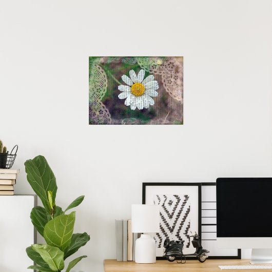  als een gemengd medium voor dagen poster (Thuiskantoor)