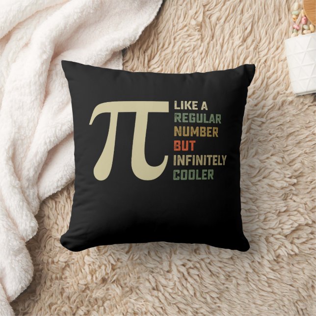 Als een gewone nummer maar oneindig koeler Pi-dag Kussen (Deken)