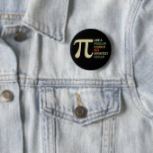 Als een gewone nummer maar oneindig koeler Pi-dag Ronde Button 5,7 Cm (In situ)