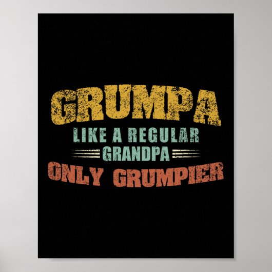 Als een gewone opa alleen Grumpier Vaders Dag Poster (Voorkant)