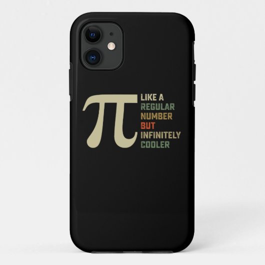 Als een gewoon getal maar oneindig koeler Pi-dag Case-Mate iPhone Case (Achterkant)