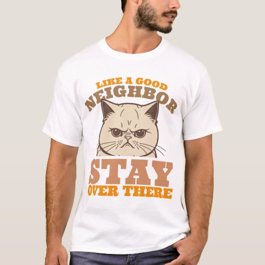 als een goed buurverblijf daar t-shirt (Voorkant)