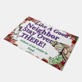 als een goede buurman Door Mat (Schuin)