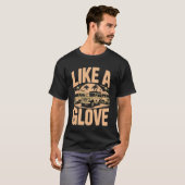 Als een handschoen t-shirt (Voorkant volledig)