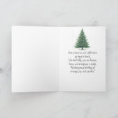 Als een Holly Tree Spirit Verjaardag Persoonlijkhe Kaart (Binnen)