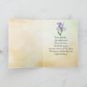 Als een iris, je verjaardagspersoonlijkheden kaart (Binnen)