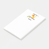 Als één kan...Toucan, Grappige woordspeling Cartoo Post-it® Notes (Schuin)