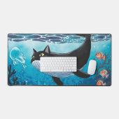 als een kat in de oceaan kan blijven XD Bureaumat (Keyboard & Muis)
