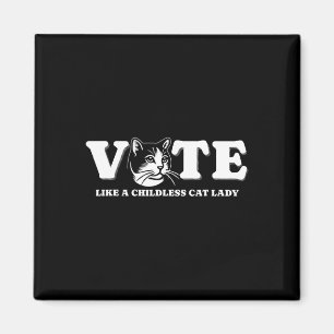 Als een kinderloze kat dame grappig stemmen kamala magneet