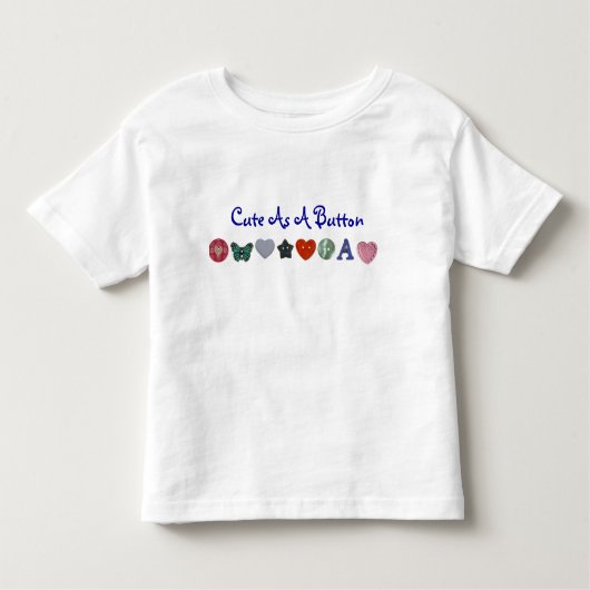 Als een knop fungeren kinder shirts (Voorkant)