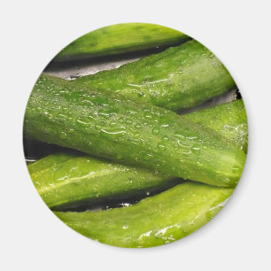 Als een koele komkommer magneet