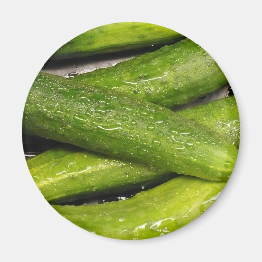 Als een koele komkommer magneet (Voorkant)