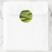 Als een koele komkommer ronde sticker (Tas)