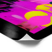 Als een kus in de donkere afgrond perfect poster (Hoek)