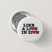 Als een leeuw in de Button van Zion (Voorkant /achterkant)