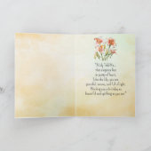 Als een lelie, je verjaardagspersoonlijkheden kaart (Binnen)