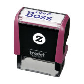 Als een leraarstempel van de baas zelfinktende stempel (Product)