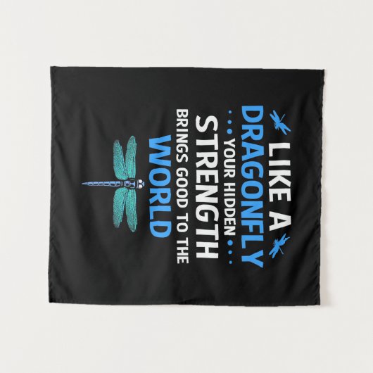 Als een libel wandkleed (Voorkant (horizontaal))
