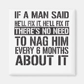 Als een Man zegt dat hij het zal oplossen, dan zal Magneet (Voorkant)