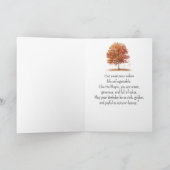 Als een Maple Tree Spirit Verjaardag Persoonlijkhe Kaart (Binnen)