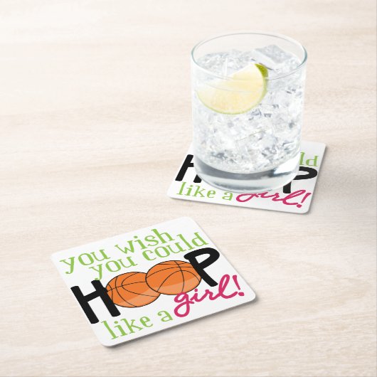 Als een meisje kartonnen onderzetters (Insitu)