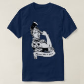 Als een meisje met klassieke TShirt (Design voorkant)