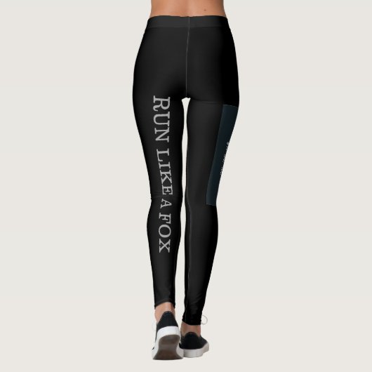 Als een merk met een fox-lf leggings (Achterkant)