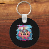 Als een misdadige Trump voor President Summer 2024 Sleutelhanger (Voorkant)