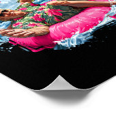 Als een misdadiger Grappig Trump Shirt Summer Trum Poster (Hoek)