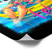 Als een misdadiger grappige Trump zomer 2024 4 Poster (Hoek)