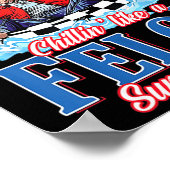 Als een misdadiger grappige Trump zomer 2024 Poster (Hoek)