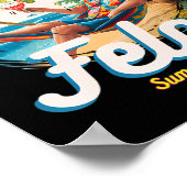 Als een misdadiger Trump 2024 Hawaiian Poster (Hoek)