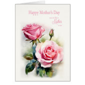 Als een moeder voor mij Moederdag Rozen geschilder (Voorkant)