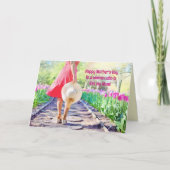 ALS EEN MOEDERDAG-KAART BEDANKKAART (Voorkant)