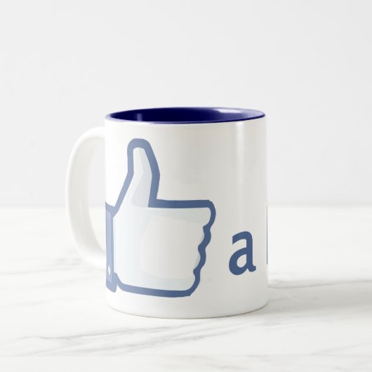 Als een mok van de baas (Voorkant links)