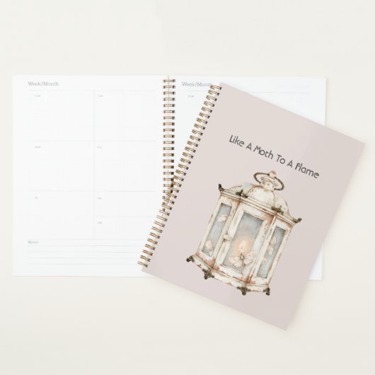 Als Een Mot Naar Een Vlam Planner (Display)