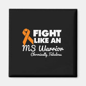 Als een MS Warrior Magneet (Voorkant)