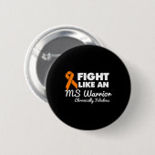 Als een MS Warrior Ronde Button 5,7 Cm (Voorkant /achterkant)