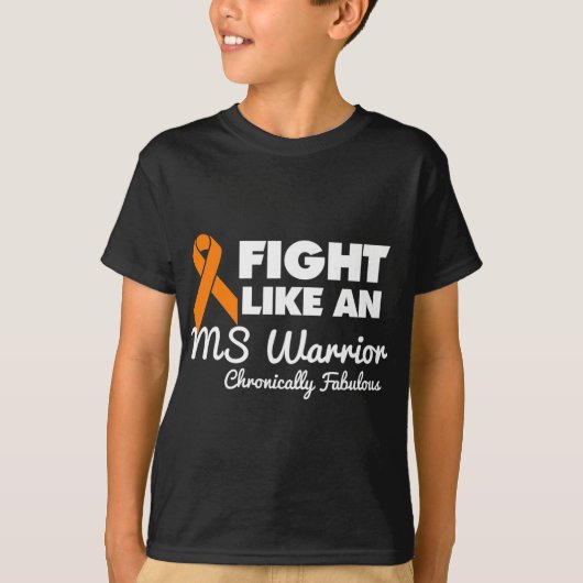 Als een MS Warrior T-shirt (Voorkant)