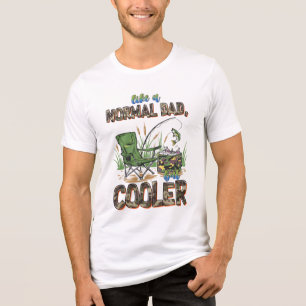 Als een normale vader maar koeler - Geviste editie Tri-Blend Shirt