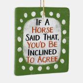 Als een paard dat Ornament zegt (Rechts)